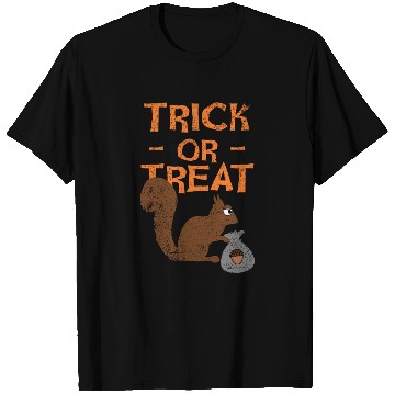 Discover Trick Or Treat Squirrel T Shirts