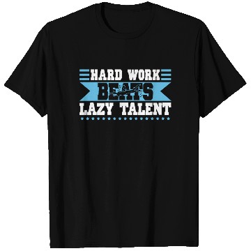 Discover Swimmer Swimming Hard Work Beats Lazy Talent T Shirts