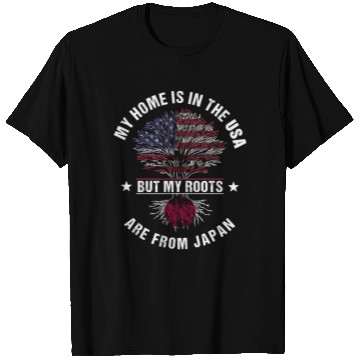 Discover Japan American Country Heritage Flags T Shirts