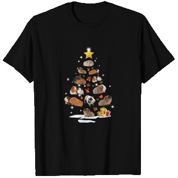 Discover Guinea Pig Christmas Tree Xmas Funny Gift T Shirts
