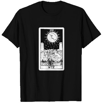 Discover WTF - The Moon Tarot Card T Shirts