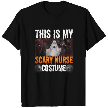 Discover This Is My Scary Nurse Costume Halloween Angry Boo T Shirts