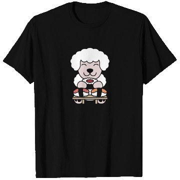 Discover Sushi Lover Poodle T Shirts