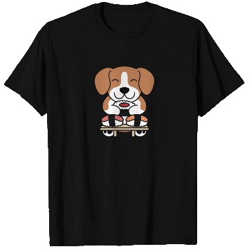 Discover Sushi Lover Beagle T Shirts
