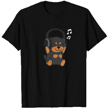 Discover Music Lover Rottweiler T Shirts