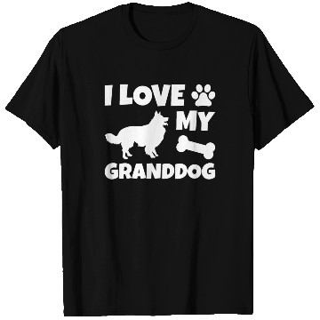 Discover I Love My Granddog Border Collie T Shirts