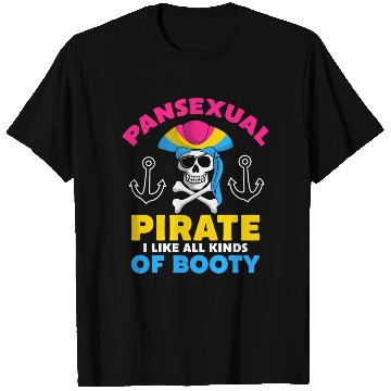 Discover Pansexual Pirate LGBT-Q Pans Pride Month T Shirts