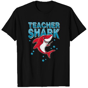 Discover Teacher shark .. school student lessons enrollment T Shirts