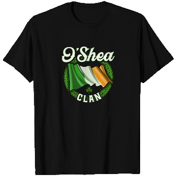 Discover O’shea Surname Irish Last Name Ireland Flag T Shirts
