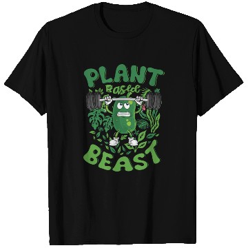 Discover Plant Based Beast Vegetarian Vegan Cucumber T Shirts