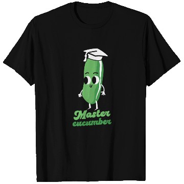 Discover Master Cucumber Vegetarian Vegetable Veggies Vegan T Shirts