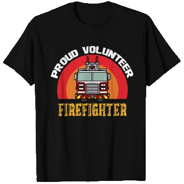 Discover Proud Volunteer Firefighter T Shirts