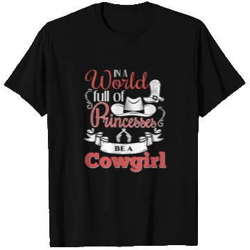 Discover Funnier Be A Cowgirl Saying Design T Shirts