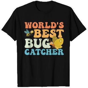 Discover Worlds Best Bug Catcher Catching Groovy T Shirts