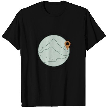 Discover The Mountains are Calling Quote T Shirts