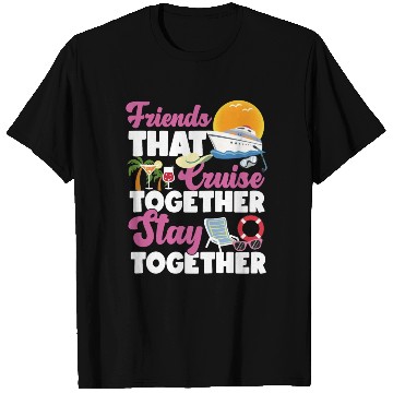 Discover Cruise Ship Vacation Friends T Shirts