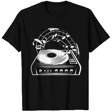 Discover Record Music Vinyl lover T Shirts