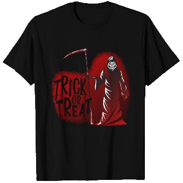 Discover Grim Reaper Trick or Treat T Shirts