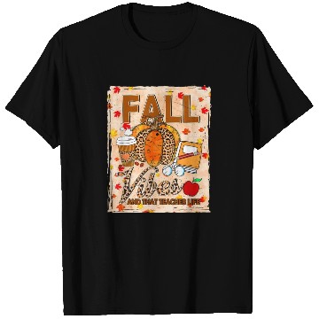 Discover Fall Vibes And That Teacher Life Bleached T Shirts