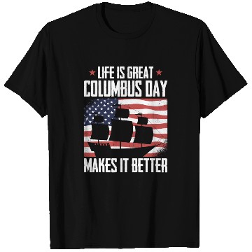 Discover Columbus Day 1492 T Shirts