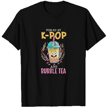 Discover Fueled By K-Pop And Bubble Tea T Shirts