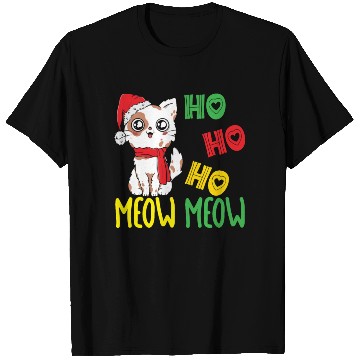Discover Cat Whisperer Christmas Day Cat Lover Kitty Meow T Shirts