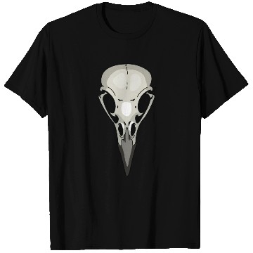 Discover Crow skeleton Skull T Shirts
