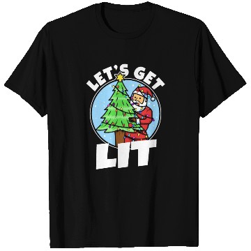 Discover Lets get lit christmas T Shirts
