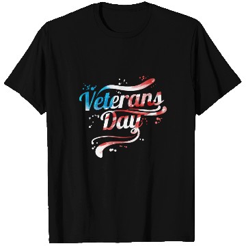 Discover US Flag Colored Logo For Veterans Day T Shirts