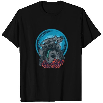 Discover Death Skull Samurai Warrior Arrow Bug Moon Flowers T Shirts