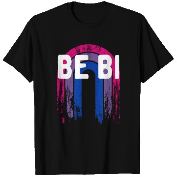 Discover Be Bi Bisexual LGBTQ Bi Pride LGBT Sayings Pride T Shirts