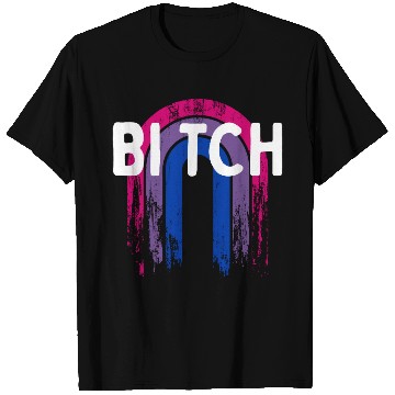 Discover Bi tch Bisexual LGBTQ Bi Pride LGBT Girlfriend T Shirts