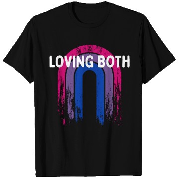 Discover Loving Both Bisexual LGBTQ Bi Pride Gender T Shirts