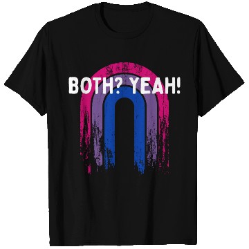 Discover Both Yeah Bisexual LGBTQ Bi Pride Asexual Sayings T Shirts