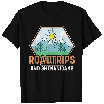 Discover Road Trip Shenanigans Nature Lover And Explorer Gi T Shirts