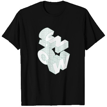 Discover Snow Christmas Snowflake Gift idea Winter Letter T Shirts