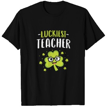 Discover Luckiest Teacher Leprechauns St Patricks Day Teach T Shirts