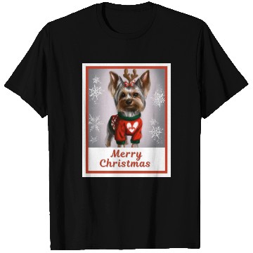 Discover Sweet lucky doggy (Yorkshire terrier) T Shirts