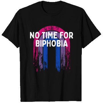 Discover No Time for Biphobia Bisexual LGBTQ Bi Pride T Shirts