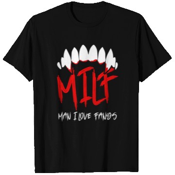 Discover MILF Man I Love Fangs Funny gift Halloween Vampire T Shirts