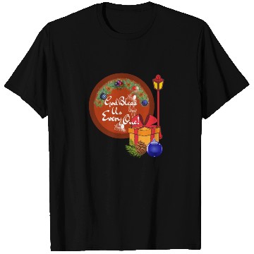 Discover Cute A Christmas Carol God Bless Us Everyone Lamp T Shirts