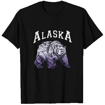Discover Alaska Gift USA Natur Bär Denali Grizzly Wald T Shirts