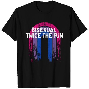 Discover Bisexual. Twice the Fun Bi LGBTQ Bi Pride LGBT T Shirts