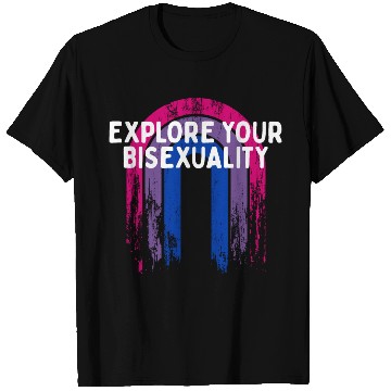 Discover Explore Your Bisexuality Bisexual LGBTQ Bi Pride T Shirts