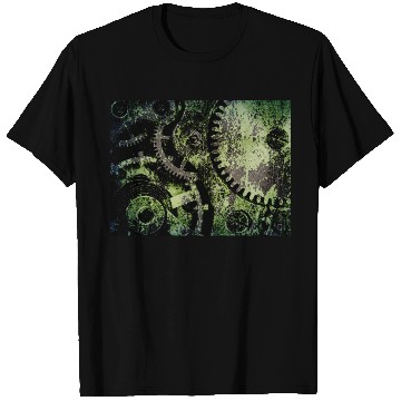 Discover Clock Mechanism Copper Oxide Steampunk Abstract T Shirts