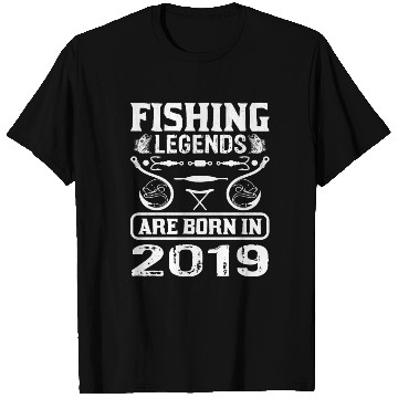 Discover Fishing Legends Are Born In 2019 T Shirts