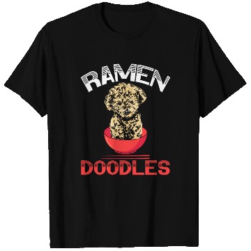 Discover Ramen Doodles Goldendoodle Dog Lover Puppy Paw T Shirts
