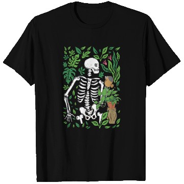 Discover Skeleton Garden Humor Introverted Gardener T Shirts