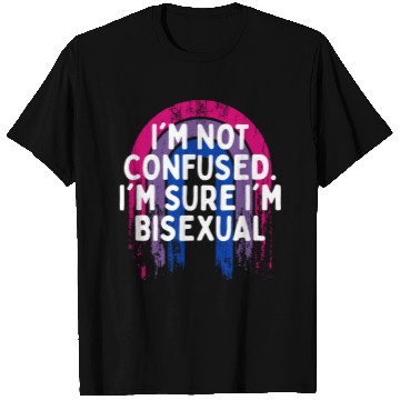 Discover I'm Sure I'm Bisexual Bi Positivity Bi Pride T Shirts