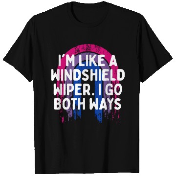Discover I Go Both Ways Bisexual LGBTQ Bi Pride Funny Dad T Shirts